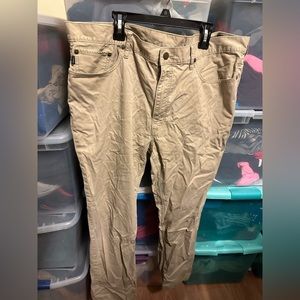 🌼SPRING! POLO Ralph Lauren KHAKI 5 Pocket STRETCH SLIM STRAIGHT FIT Pants 38x30